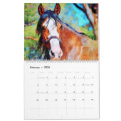 Calendrier 2026 Clydesdale Heavy Horse Lover Owner Clyde Gift (Feb 2026)