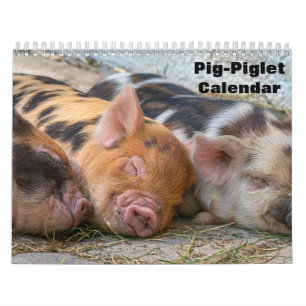 Calendrier 2026 Cochon-Porcelet