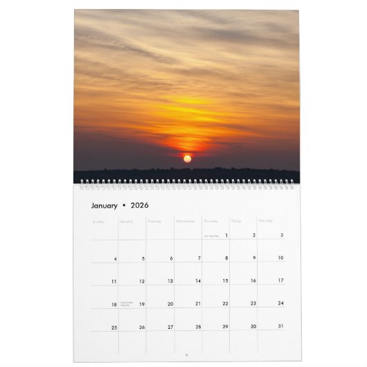 Calendrier 2026 Colorado Nature Photography Calendar (Jan 2026)