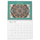 Calendrier 2026 Colorful Designs  Abstract Art Calendar (Feb 2027)
