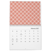 Calendrier 2026 Colorful Pastel Pattern Illustration Calendar (Feb 2027)