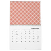 Calendrier 2026 Colorful Pastel Pattern Illustration Calendar (Feb 2026)