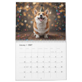 Calendrier 2026 Corgi Calendar – 12 Month Wall Calendar (Jan 2027)