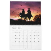 Calendrier 2026 Cowboy Country Western Calendar (Feb 2026)