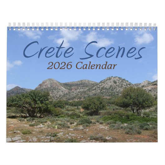 Calendrier 2026 Crète, Grèce (Protection)