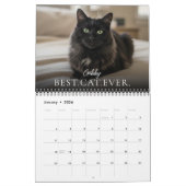 Calendrier 2026 Custom Pet Cat Best Cat Ever Your Photo (Jan 2026)
