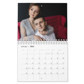 Calendrier 2026 Custom Wedding Photo Chic Script Calendar (Jan 2026)
