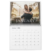 Calendrier 2026 Custom Wedding Photo Newlywed Chic (Jan 2026)