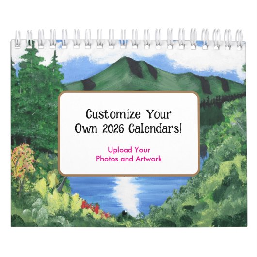 Calendrier 2026 Customizable Calendar - Upload Your Photos (Protection)