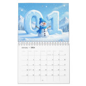 Calendrier 2026 Cute Seasonal Character Wall Calendar (Small) (Jan 2026)