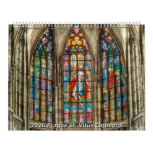 Calendrier 2026 de l'intérieur de la cathédrale Sa