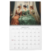 Calendrier 2026 de Romance Régence (Mar 2027)