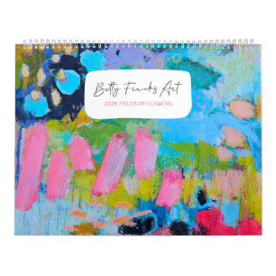 Calendrier 2026 des champs de fleurs par Betty Fra