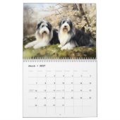 Calendrier 2026 des collies barrées (Mar 2027)