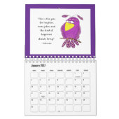 Calendrier 2026 des oiseaux fantaisistes . . . (Jan 2027)
