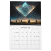 Calendrier 2026 Dimensions Visionnaires 3 Paysages Surréels (Feb 2026)