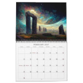 Calendrier 2026 Dimensions Visionnaires 4 Paysages Surréels (Feb 2027)