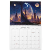 Calendrier 2026 Dimensions Visionnaires 4 Paysages Surréels (Jan 2027)