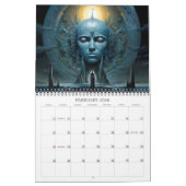 Calendrier 2026 Dimensions Visionnaires 5 Paysages surréalist (Feb 2026)