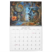 Calendrier 2026 Dimensions Visionnaires 8 Art Surreal (Jan 2027)