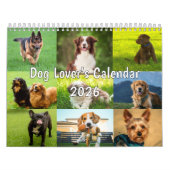 Calendrier 2026 Dog Breeds | Popular Dog Lovers  (Protection)