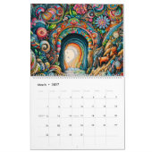 Calendrier 2026 Doodle Grottes Art Calendrier (Mar 2027)