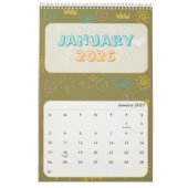 Calendrier 2026 Doodle Mignon Clair (Jan 2027)