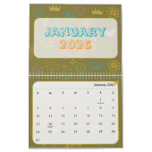 Calendrier 2026 Doodle Mignon Clair (Jan 2027)