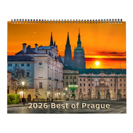 Calendrier 2026 du meilleur de Prague (Protection)