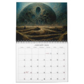 Calendrier 2026 Eldritch Lands 1 Dark Imaginaire Art Calendar (Jan 2026)