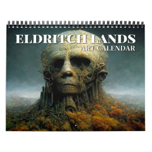Calendrier 2026 Eldritch Lands 1 Dark Imaginaire Art Calendar