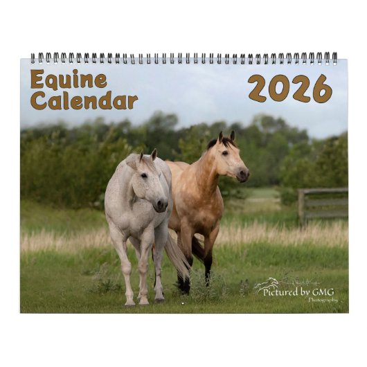 Calendrier 2026 Equine Calendar (Protection)