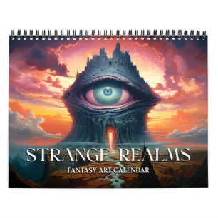Calendrier 2026 Étranges royaumes 5 Imaginaires Art Calendrie