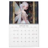 Calendrier 2026 Fairies 2 Imaginaire Art Calendar (Feb 2026)