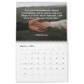 Calendrier 2026 Family Blessings Photos Scripture Christian (Feb 2027)