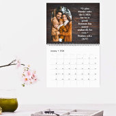Calendrier 2026 Family Blessings Photos Scripture Christian