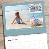 Calendrier 2026 Family Quotes & Funny Sayings Custom Photo