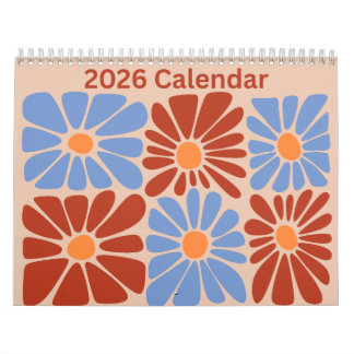 Calendrier 2026 Flower Art Calendar