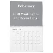 Calendrier 2026 Funny Office Remote Work Humor (Feb 2026)