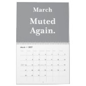 Calendrier 2026 Funny Office Remote Work Humor (Mar 2027)