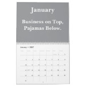 Calendrier 2026 Funny Office Remote Work Humor (Jan 2027)