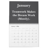 Calendrier 2026 Funny Office Team Life Humor (Jan 2026)