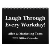 Calendrier 2026 Funny Office Wall Calendar (Protection)