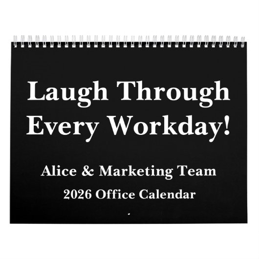 Calendrier 2026 Funny Office Wall Calendar (Protection)
