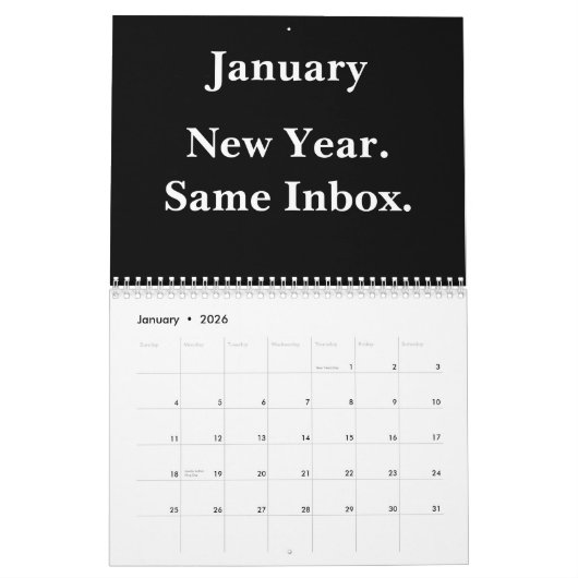 Calendrier 2026 Funny Office Wall Calendar (Jan 2026)