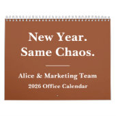 Calendrier 2026 Funny Office Year-Round Laughs (Protection)