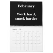 Calendrier 2026 Funny Work Wall Calendar (Feb 2026)
