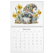 Calendrier 2026 Gnomes & Birth Flowers Calendar (Mar 2026)