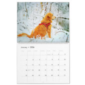 Calendrier 2026 Golden Retriever Dogs Golden Owner gift (Jan 2026)
