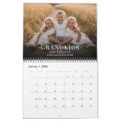 Calendrier 2026 Grandkids Make Life Grand Custom Photo (Jan 2026)